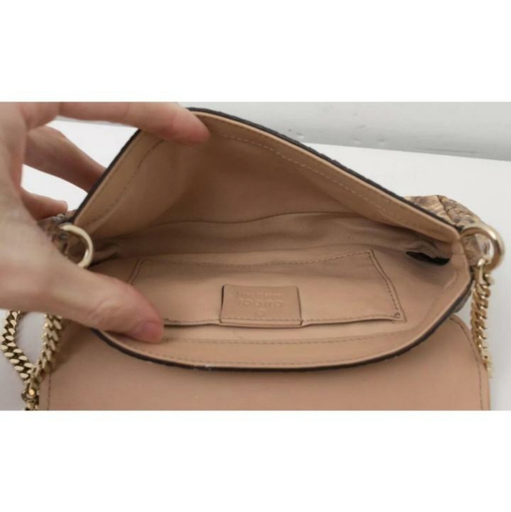 GUCCI Marrakech Python Chain Shoulder Bag - Picture 10 of 12